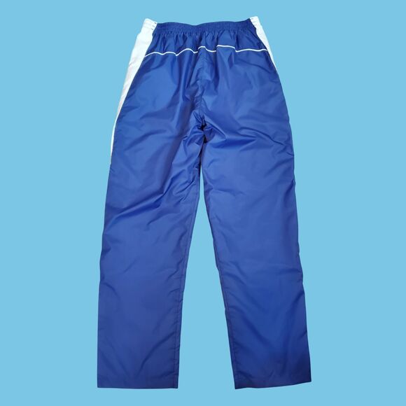 Men's NEW Asics Blue White Tearaway Pants - Picture 2 of 7